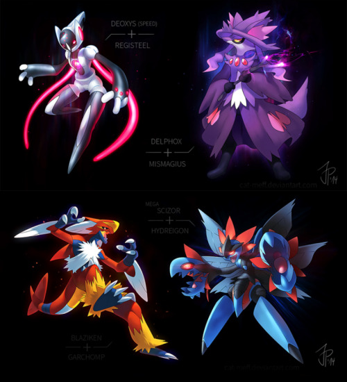 youngjusticer:  Don’t think I can choose a fave. A Bunch of Fusions, by Josephine. Can you?