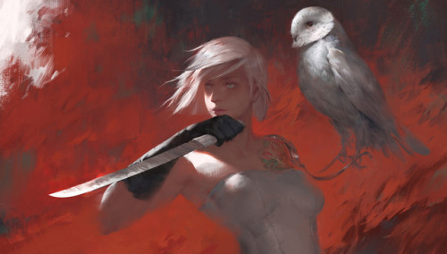 crivil: (vía ArtStation - Green pupil, Amama L)