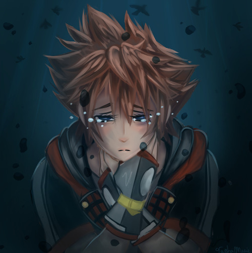 Sora's Not So Fun Dive Into His Heart. This Dude Needs A Nap And Like 3 Weeks Paid Time Off.