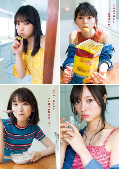 choconobingo:  Umezawa Minami, Hori Miona, Yoda Yuki, Saito Asuka -Weekly Young Magazine  2019 No 22·23   