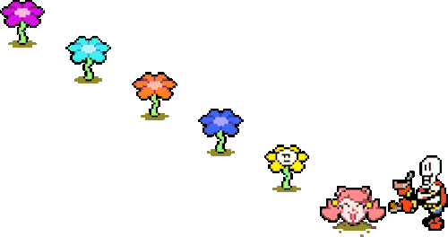 All The Sprites From The Recent Newsletter! Notably We're Getting Some New Flowey Sprites For The First