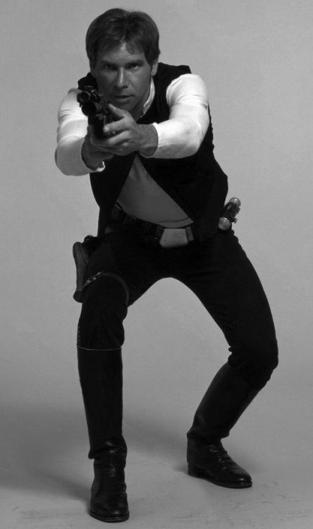 retrostarwarsstrikesback: Han Solo “Harrison Ford” Star Wars 1977 ,Photoshoot @retrostar