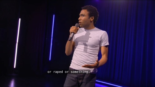 proudvaginaowner: Stand up by Donald Glover live from New York and speaking the damn harsh truth.