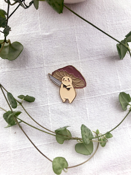 This enamel pin will be back in stock on my Etsy on Tuesday! I now offer discount codes as Patreon R