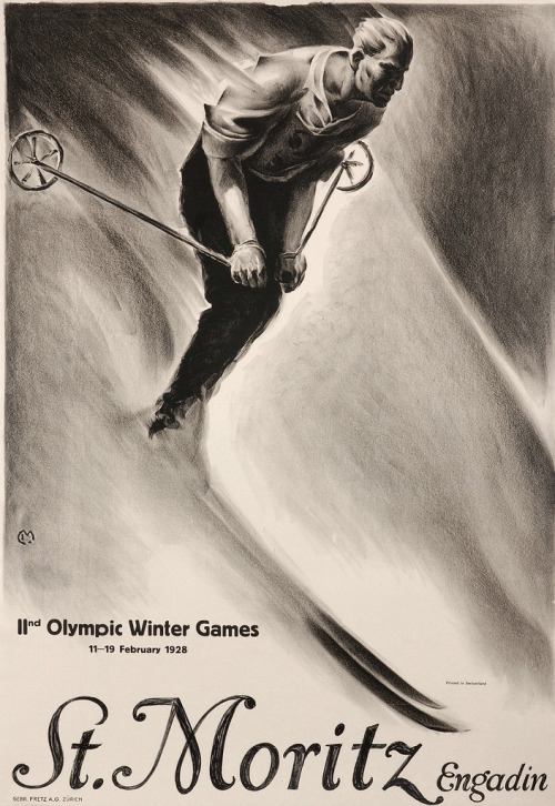 Poster for the 1928 Winter Olympics in St. adult photos