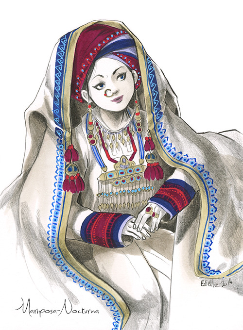 mariposa-nocturna - Buryat girl, Kyrgyz girl, Uzbek girl,Turkmen...