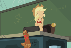 humanized-mane-six:  Applejack Edited Screencap requested by fluttershout  &lt; |D&rsquo;&ldquo;&rdquo;