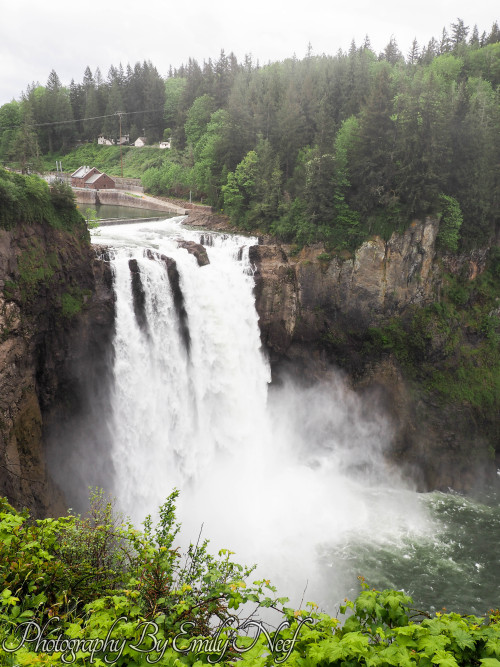 Snoqualmie Falls, in my home-town of Snoqualmie, Washington. <3