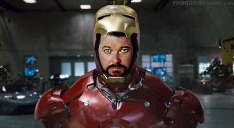 frontier001:“Jonathan Frakes is "Iron Man” - In Theaters Summer 1993!“Sorry. 