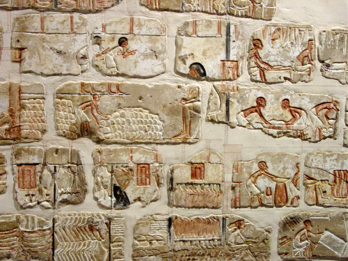 ancient-egypts-secrets: Talatat installation. Luxor museum. Talatat are stone blocks (on averag