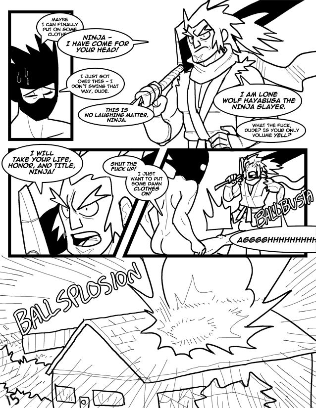 Ninja Legend of Ninja the Shinobi - 2/3Despite being for 24 Hour Comic Day, I actually