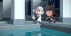 ilikefansss: @dashingicecream Now Weiss isn’t lonely I did this on mobile sorry PERFECT LMAO