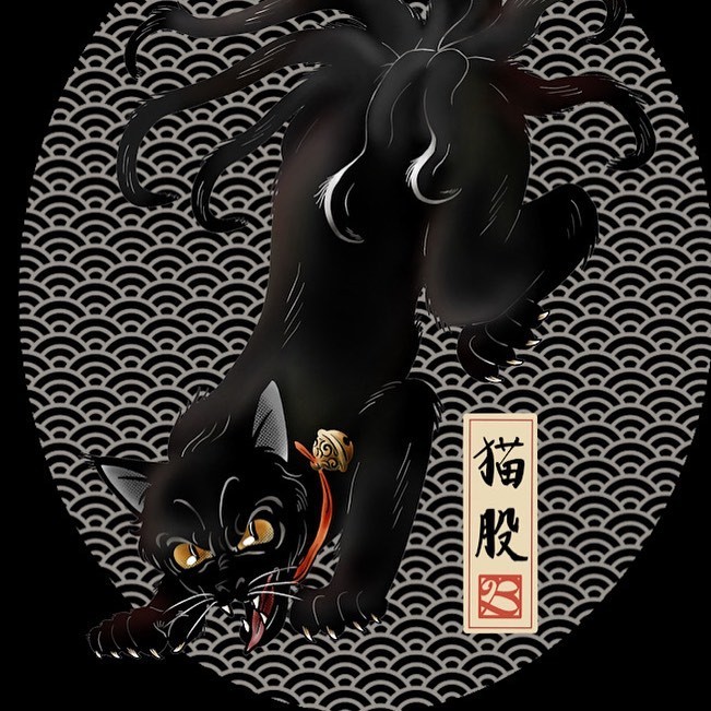 Batkei 今 子供のために描いてる漫画の主人公は猫又なんです イラスト Illustration