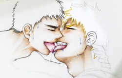 Nsfwsgallery:  “Lick Dat Tongue!” 😍 Wip, It’s Really Fun To Draw A Kissing