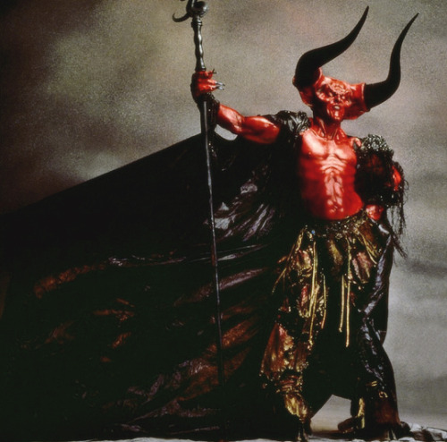 vixensandmonsters:Tim Curry as The Lord of Darkness in Legend (1985) dir. Ridley Scott