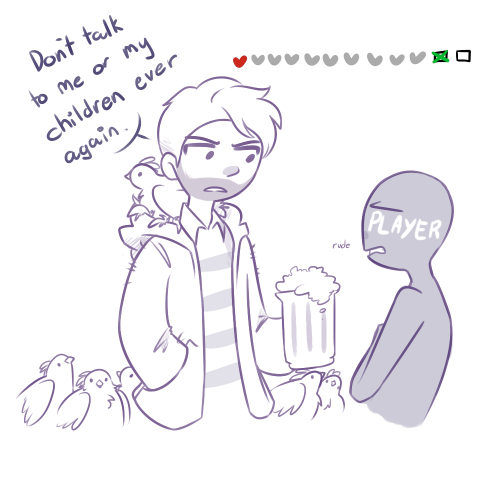 stardewimagines:  trash-cass:  Stardew doodles! Apparently my friendo @nizzymcshizzy dragged me into hell and im staying.  Shane cx 