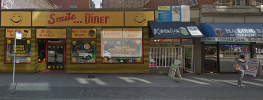 perfackles:  I was curious to know if Bangtown was a real shop in 13x08: And pausing it could see “Ramada” in the reflection so used this to go google street searching through Vancouver downtown. Turns out, it is real! (found at this location
