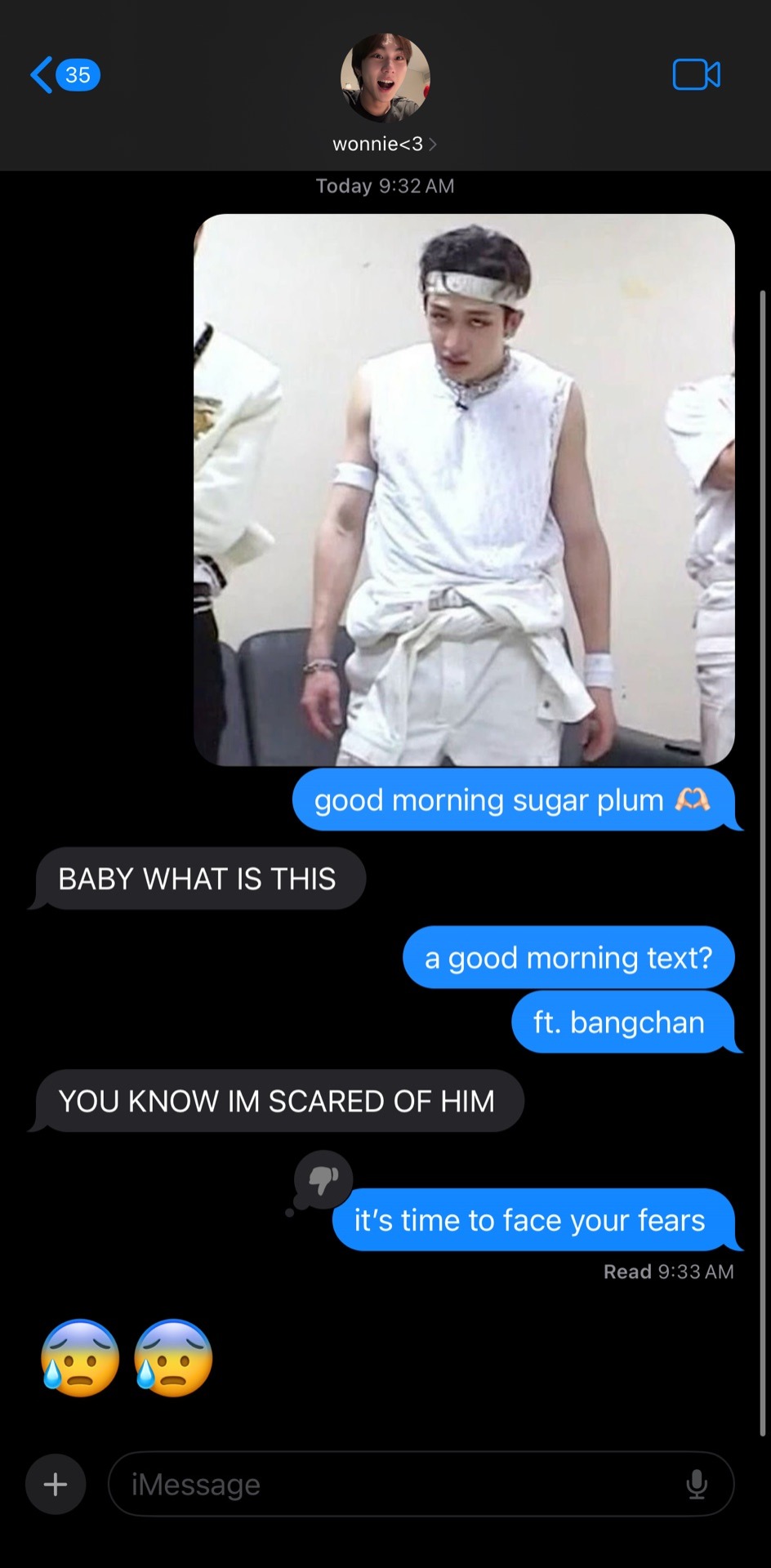 BOYFRIEND TEXTS W/JUNGWON