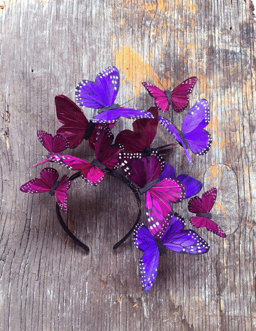 wordsnquotes:culturenlifestyle:Exquisite Butterfly Crowns &amp; HeadbandsRandi Matalas from Viva