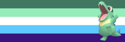 The Gay Flag Color Picked From Shiny Totodile