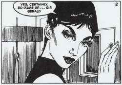 First Ever Appearance Of Modesty Blaise, In La Machine. From Modesty Blaise: The