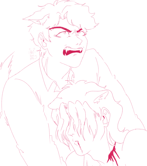 hybrids au where cat hybrid dio and tiger hybrid DIO are from the same shelter and are Very Close.. 