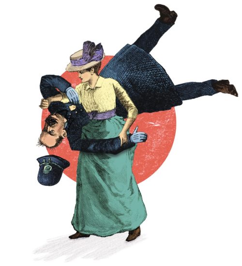 peashooter85: Edith Garrud, the Jujitsu Suffragist, &ldquo;Woman is exposed to many pe