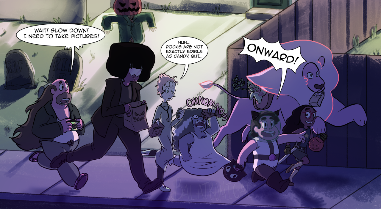 balatronicalsartpage:  Trick-Or-Treat! Happy (soon to be) Halloween!