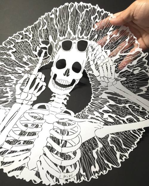 crossconnectmag - Amazing papercut art by Mr RiuJapanese...