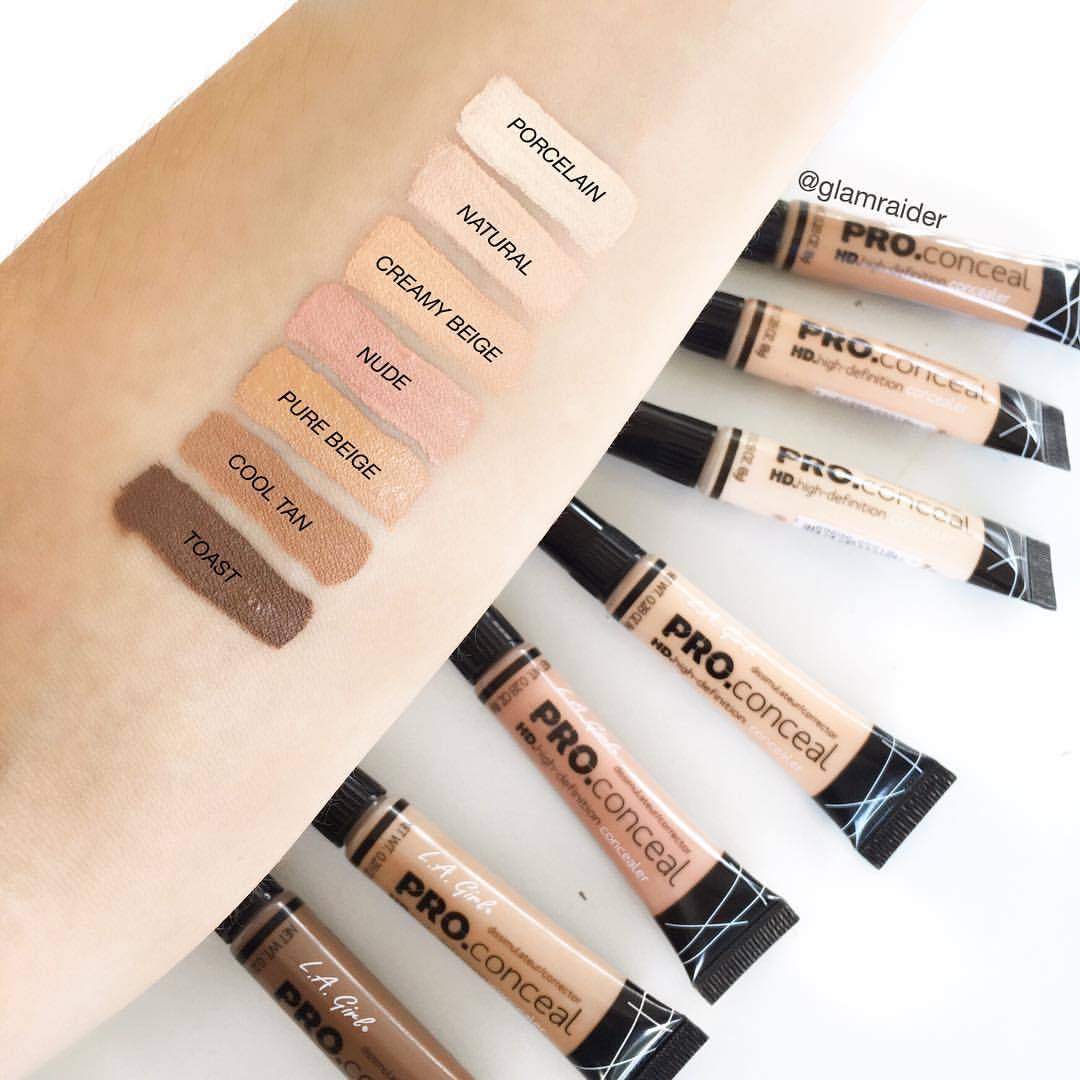 GLAM RAIDER — Swatch love of our LA GIRL Pro Conceal All...