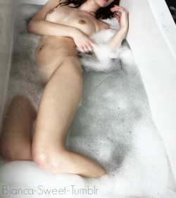 bianca-sweet:  Taking a refreshing shower with bubbles.  Share for more. Please Reblog