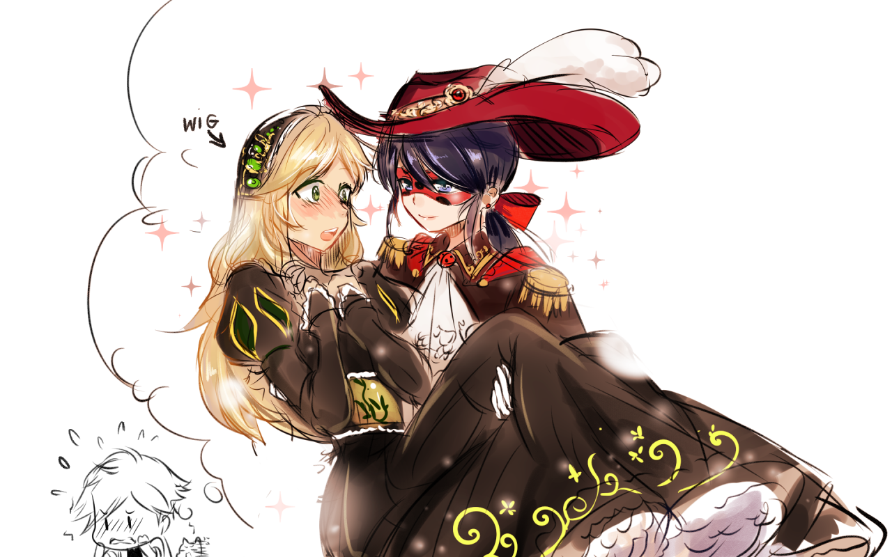 thelazyfluffybunny:  It’s 2am and still drawing Ladybug sh*t ; . ;Adrien and his