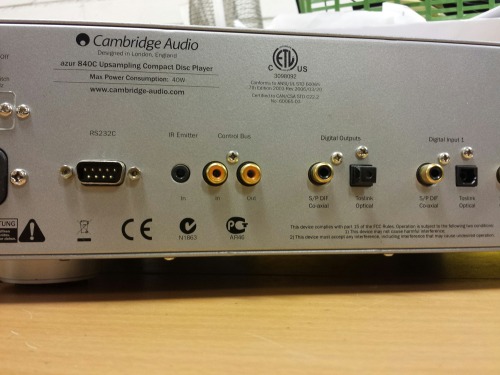 Cambridge Audio azur 840C Upsampling Compact Disc Player