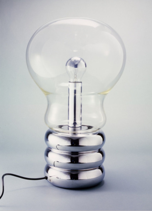 Ingo Maurer, table lamp Giant Bulb Clear, 1967 / 1983. Germany. MAK Cologne, Photo © RBA