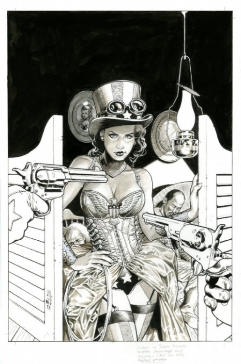 ungoliantschilde:  the Wonder Woman, Vol. 4 # 28 Steampunk Variant was illustrated by JG Jones.