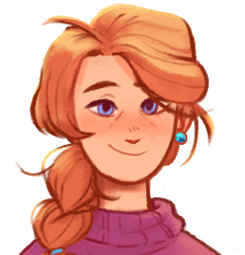 elin-jamie:I am slowly redrawing the portraits in stardew valley 🌾🌾