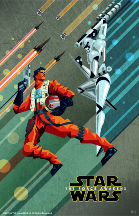 pixalry:   The Force Awakens Poster Set - Created by Kaz Oomori  Check out how to get a set for yourself here. 