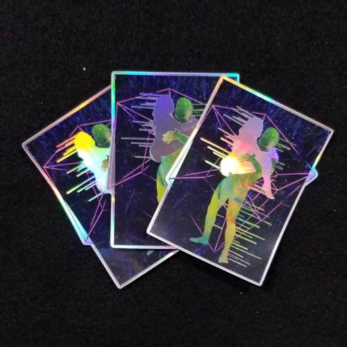 I made some holographic vinyl stickers - these are based off a drawing from a couple years backed ti