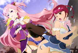 (via #r_18 charlotte scherzen and tokonome mamori (nyantype, valkyrie drive, and valkyrie drive -mermaid-)) 