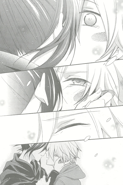 nishiinoyas:  “… Was that a goodbye kiss?”“It was a kiss of promise. I swear we’ll meet again, Shion.” 