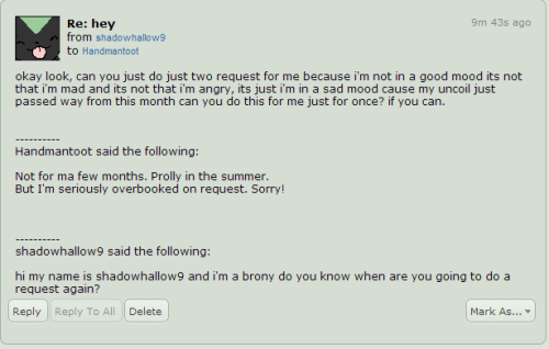 dizzymixup:  So this is how NOT to ask for request. But!  If you’re wondering how to get banned from my request; this is how!  Oh no, not his uncoil