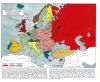 your-instructions-from-moscow:
“ “Europe Under Communist Domination
”
Dimitri J. Tosevic, The World Crisis in Maps (Wilfred Funk, 1954)
- - -
This map falls into a certain genre, one that we might call the “red menace map” (I’m bad with coming up...