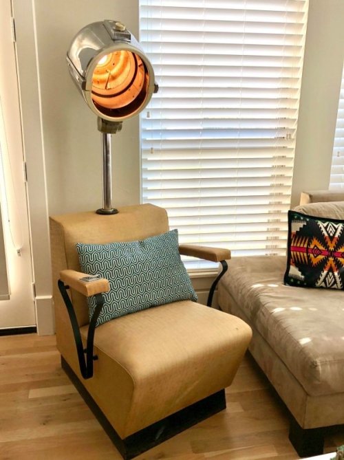 Why don’t you sit right down in this chair?  Oh, don’t mind that…it’s only a lamp.  Yes, just