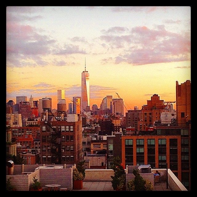 Downtown Manhattan #rooftopview #july4th #chelsea #nyc