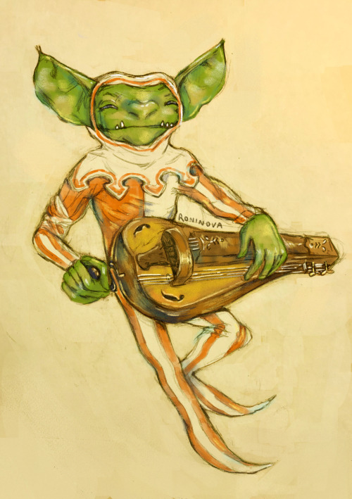 goblinweek 2: sing us a song, you’re the hurdy gurdy goblin&hellip; (if you don’t know what a hurdy 