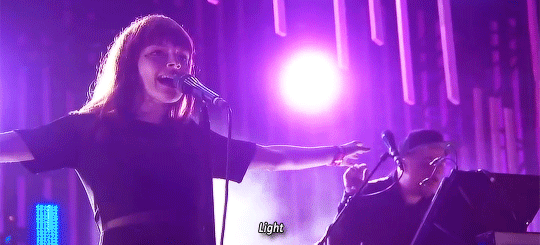 chvrchesgifs:  Clearest Blue