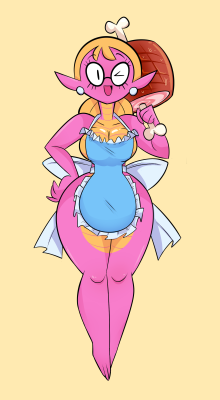 kindahornyart:  a commission of @shenanimation ‘s character Sally.