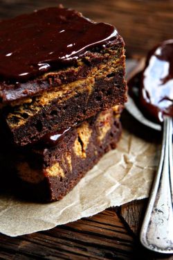 confectionerybliss:  Pumpkin Brownies | My