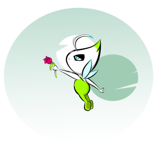 lightclay: Celebi traveled in time just to bring you this flower ◕ᴗ◕✿