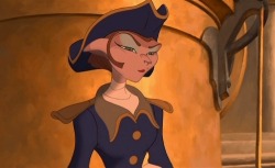 dykewithadick:  eroscestlavie:  you know, tween lesbians have steven universe today and that’s great but honestly..bb lesbians who came of age in the mid-aughts got to crush on captain amelia from treasure planet. a formative and collective experience 